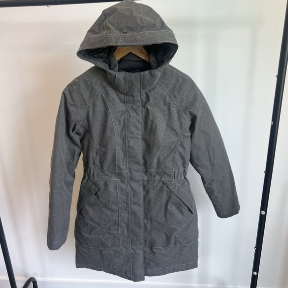 The North Face Women's Gray Warm Winter Coat Parka Jacket Goose Down Size Small - Picture 1 of 13